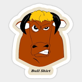 Bull Shirt Sticker